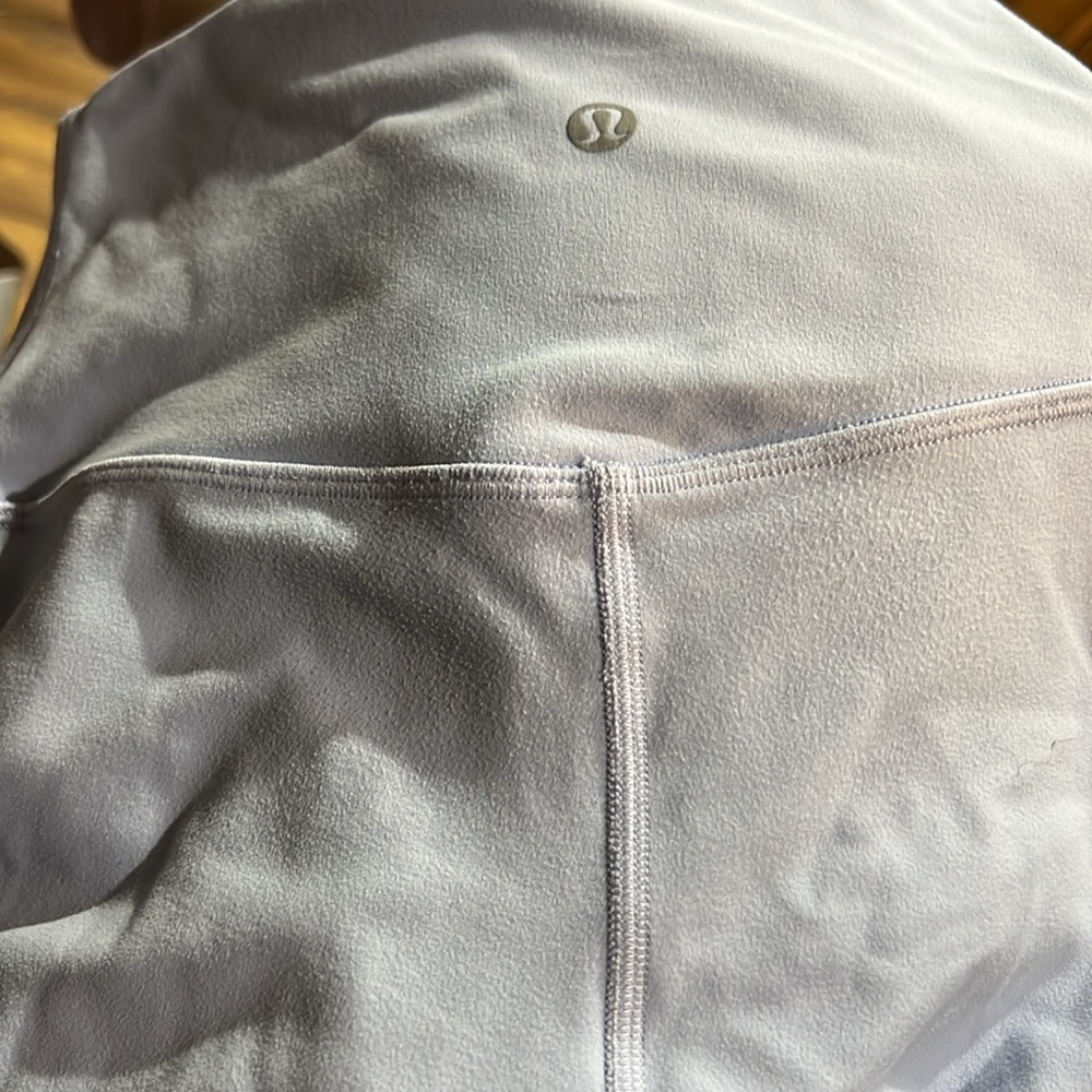 Lululemon pastel blue align high rise leggings size 4 (double lined) - Picture 6 of 7